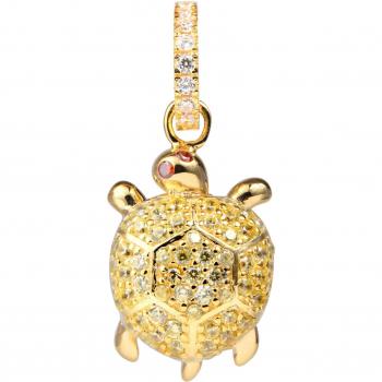 Ciondolo JLA-Pen-Turtle-6 in Argento Sterling