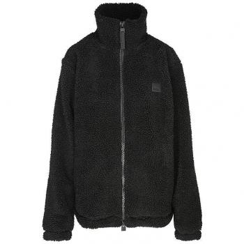 Kofu Black Fleece Jacket from Rains