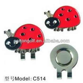 Golf Ball Marker Ladybird Clip-Magnet