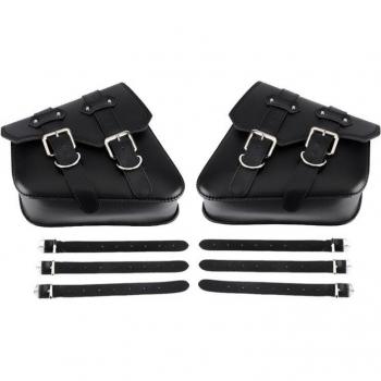 Cruiser Side Storage Duo – PU Leather Motorcycle Bags