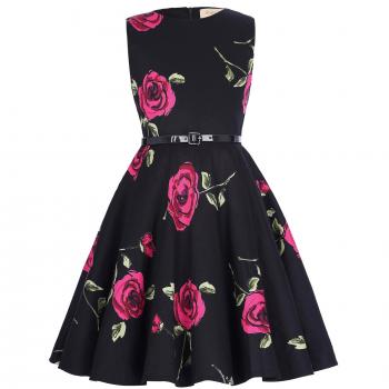 Encanto Juvenil: Vestido Infantil Elegante de Algodón sin Mangas
