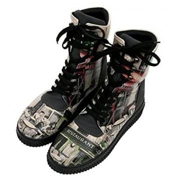 DOGO Damen Future Boots Mon Cher Schnürboots Gr. 36, rot