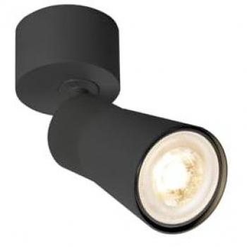 Puri 2.0 Ceiling Lamp in Black Metal – 5 cm Cone Shape