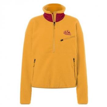 Marmot Women's 94 Eco Recycled Fleece Half Zip Golden Sun L