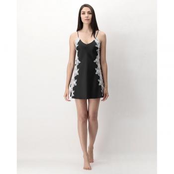 Mujer Sedosa Luna Di Corto Camisón