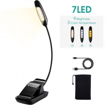 TOPELEK Warm/Cool White Book Light