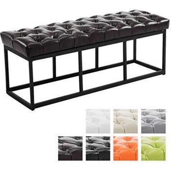 CLP Artis Sitzbank AMUN Braun 120 cm, gepolstert