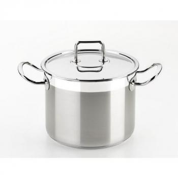 BRA Olla Profesional 30 Tapa INOX, Acero Inoxidable 18/10, Único, 30 cm