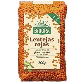 Biográ 500 g Red Lentils