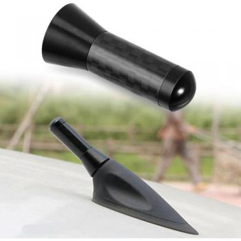 Antena tipo “corta” en fibra carbono, 3,5 cm, para Opel Astra J K Corsa D E Zafira C Mokka Insignia Cascada Karl Adam Meriva