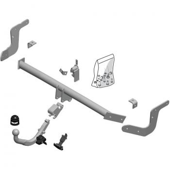 BRiNK 578100 – Schwarz, abnehmbare Anhängerkupplung für Peugeot 2008 Kombi