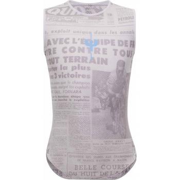 Canotta intima Santini Le Maillot Jaune Mont Ventoux bianco perlaceo – M/L