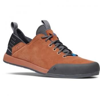 Scarpe da Arrampicata Session Suede 47 Black Diamond (Bruno/Arancione)
