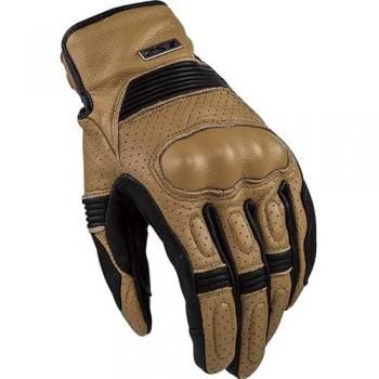 Guanti in Pelle Ls2 Duster Tabacco Nero XXL