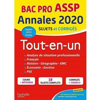 Annales Bac Pro ASSP Tout-en-un : Sujets et corrigés