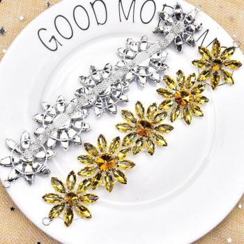 Apliques de Flor con Base de Metal para Novias