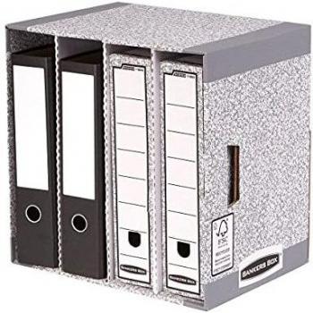 Fellowes Under-Desk Bankers Box System File Store, 4 Compartments