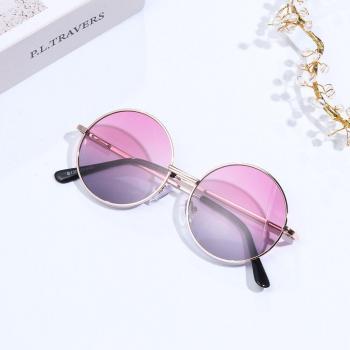 Gafas de sol infantiles redondas con lentes UV400