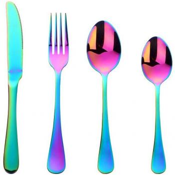 Dinner Knife and Fork Set 18/8 Stainless Steel