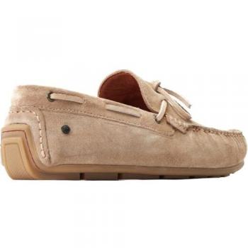London Brooks Herren Lederloafers in Kamel, EU Größe 42 (UK 8)