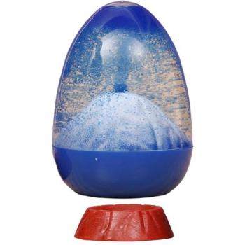 Ornements en verre sablier liquide