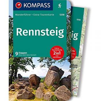 Klaus Harnach Rennsteig: Wanderführer Mit Extra Tourenkarte Zum Mitnehmen. (Kompass-Wanderführer, Band 5258)