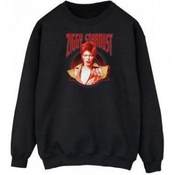 Weißes Herren Sweatshirt XL mit Ziggy Stardust Motiv