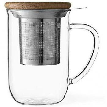 VIVA Scandinavia Balance Teetasse mit Sieb, transparent