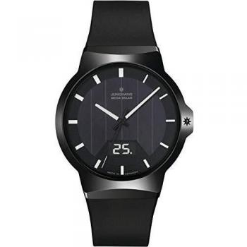 Junghans Mega Solar Black Strap 18/1000.00 Wristwatch