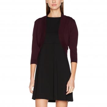 More & More Damen Bolero Strickjacke in Violett