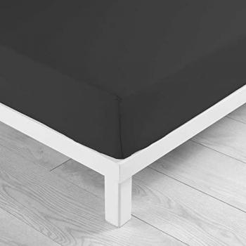 Couvre-oreiller Lina noir, taille 90x200 cm