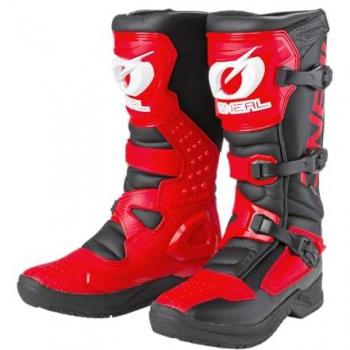 Bottes de motocross Oneal RSX Noir Rouge taille 48