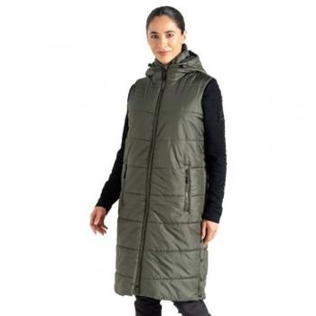 Doudoune courte sans manches Femme Dare2B Distinguish Vert S