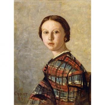 Grafika Corot: Portrait Puzzle für Kunstliebhaber