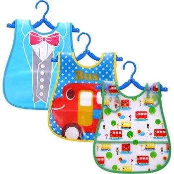 Waterproof Cartoon Animal Baby Bibs for Kids