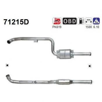 AS 71215D Emissionskontrollkatalysator