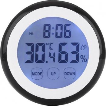 Plastic Digital Clock with Humidity and Temperature Display