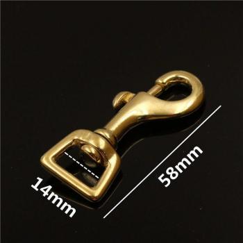 Heavy Duty Brass Snap Hook for Leashes