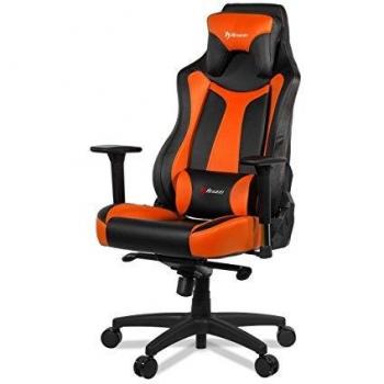 Arozzi VERNAZZA Sitzmöbel für Gamer – Schwarz mit Orangetönen