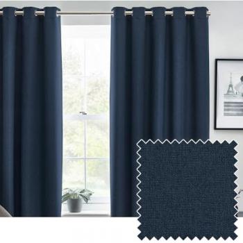 Dawn 100% Blackout Curtains in Midnight