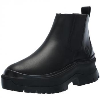 Botas Chelsea de piel Roxie Lane negro para mujer