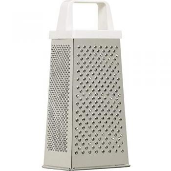 Rallador de Queso de Acero Inoxidable, 4 Caras, 21 cm