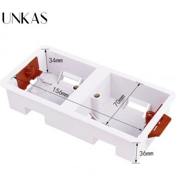 UNKAS 86 Type 2 Gang 172mm Dry Lining Mount Box for Drywall