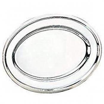 IBILI 30 cm Oval Stainless Steel Dish – Argent Finish