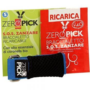 Pulsera repelente azul de citronela bio