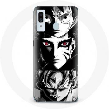 Maniacase Anime Manga Black & White para Samsung Galaxy A30