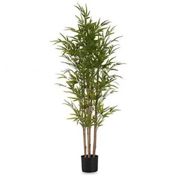 Ibergarden Planta Decorativa Bambú Verde Plástico (80 X 150 X 80 Cm)