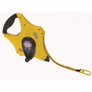 Faithfull Professional Series 30m/100ft Fiberglass Geared Measuring Tape