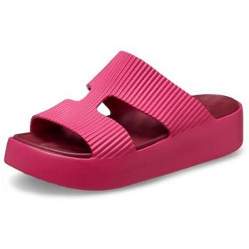 Crocs Getaway Groove H‑Strap Pink Women's Casual Shoes