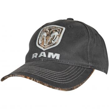 Casquette Pop Culture Ram en tissu camouflage Gris